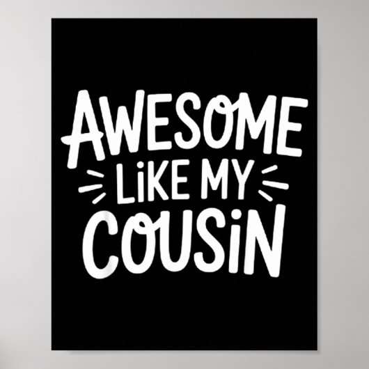 Toll wie mein Cousin Poster (Vorne)