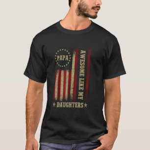 Toll wie mein/e Papa Töchter Lustiger Vatertag D T-Shirt