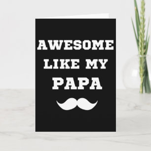 Toll wie mein Papa Geschenk für Männer Lustiger Va Karte