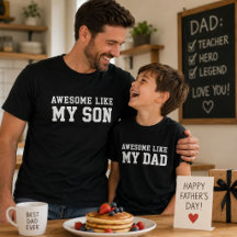 Toll wie mein Sohn Lustiges Papa-Shirt Geschenk