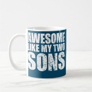 Toll wie meine drei Söhne Muttertag und Kaffeetasse