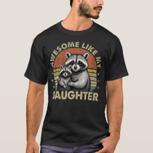 Toll wie meine Tochter Retro Männer Lustiger Vater T-Shirt
