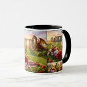 Tolle 3D-englisch-Themen-Kaffeetasse Tasse (VorderseiteRechts)