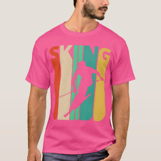 Tolle 70er Jahre Vintage Retro Skifahren Geschenke T-Shirt