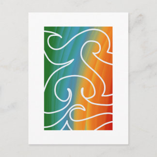 Tolle abstrakte Kunst von RRW 2026 #2 Postkarte