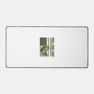 Tolle Angel-Vater-Bass-Angeln-Flagge Vektor-Design Schreibtischunterlage
