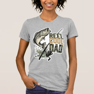 Tolle Angelrute Papa Bassangeln Vintage Gravur Des T-Shirt