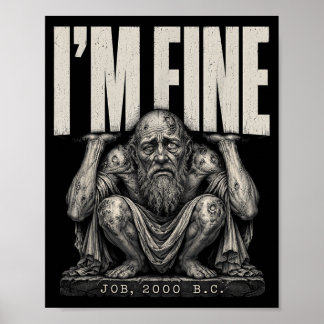 Tolle Arbeit 2000 v. Chr. Biblische dunkle Glauben Poster