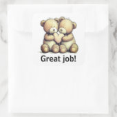 Tolle Arbeit Aufkleber (Tasche)