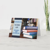 Tolle Arbeit! DEAN's LIST-Gelehrte-Glückwunsch-Kar Karte (Vorderseite)