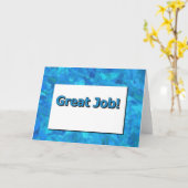 Tolle Arbeit! Karte (Gelbe Blume)