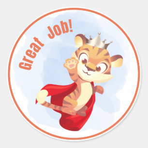 Tolle Arbeit! Super Tiger Sticker