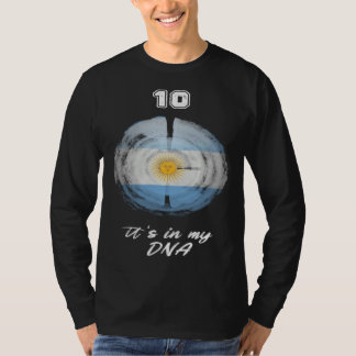 Tolle Argentinien-Flagge Fußball Retro10 Es ist in T-Shirt