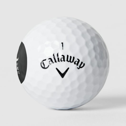 Tolle Bartbinde Golfball (Logo)