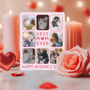 Tolle Beste Mama Aller Zeiten Rosa & Rot Foto Mutt