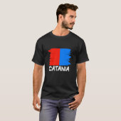 Tolle Catania-Flagge T-Shirt (Vorne ganz)