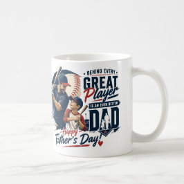Tolle Dad Baseball trendy individuelles Design Kaffeetasse