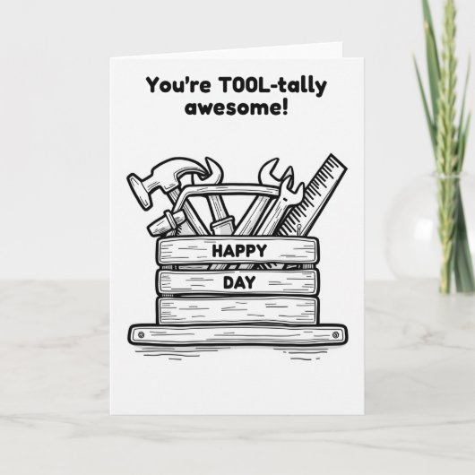Tolle Dad-Tools Vatertagskarte Karte (Vorderseite)