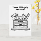 Tolle Dad-Tools Vatertagskarte Karte (Gelbe Blume)
