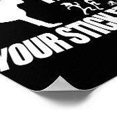 Tolle Dane hat deine Stick-Familie gefressen Poster (Ecke)