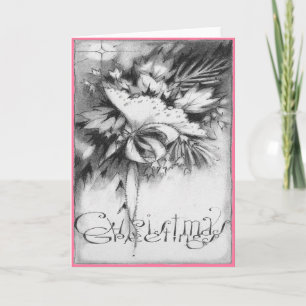 Tolle Deco-Schriftart Hot Mess Weihnachts-Gruß-Cor Feiertagskarte