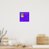 Tolle Dinge über . . . Niedliches Owl Poster (Küche)