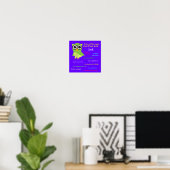 Tolle Dinge über . . . Niedliches Owl Poster (Heimbüro)