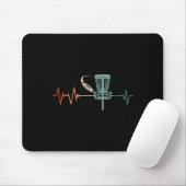 Tolle Disc-Golf-Heartbeat-Geschenk-Frisbee Mousepad (Mit Mouse)