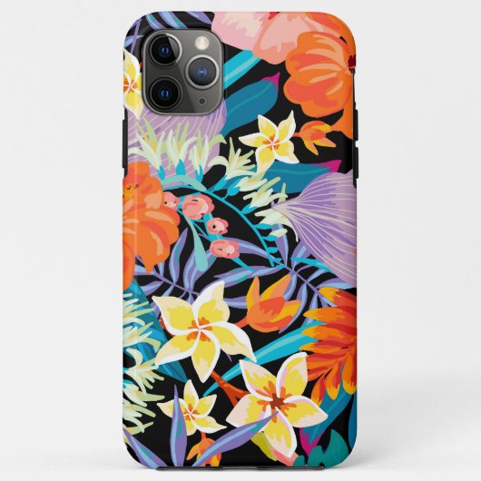 Tolle exotische Blumen Case-Mate iPhone Hülle (Rückseite)