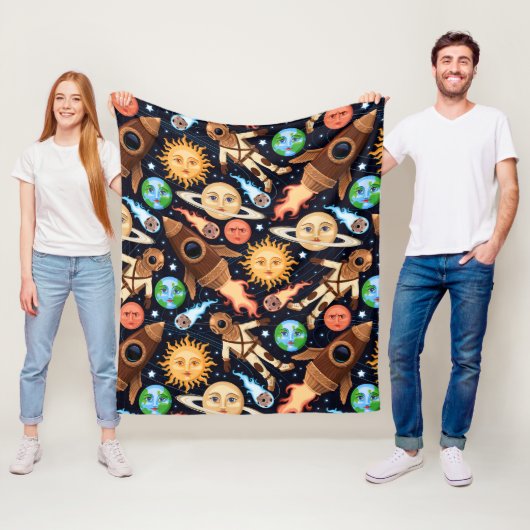 Tolle Explorer-Kinder-Fleece-Decke Fleecedecke (Beispiel)