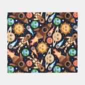 Tolle Explorer-Kinder-Fleece-Decke Fleecedecke (Vorderseite (Horizontal))