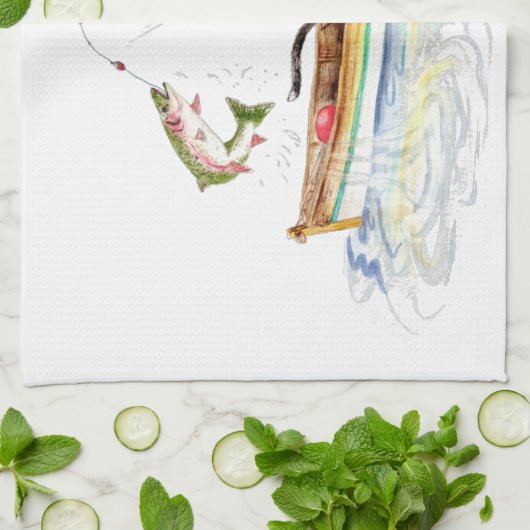 Tolle Fahne! Geschirrtuch (Gefaltet)