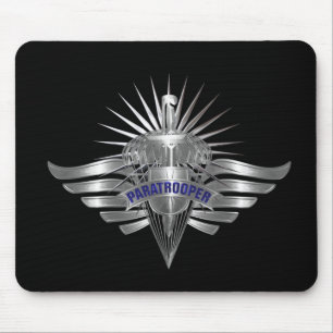 Tolle Fallschirmjäger individuell gestaltete Flüge Mousepad
