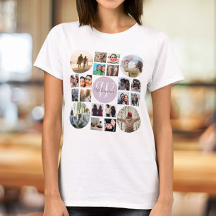 Tolle Familienzusammenkunft 20 Foto-Collage T-Shirt