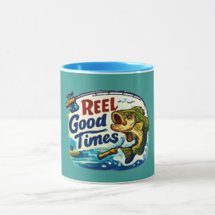 Tolle Fangzeit beim Angeln   Lustiges Geschenk für Tasse