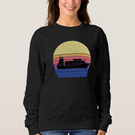 Tolle Feeder-Schiff-Ausrüstung Liebe Containerschi Sweatshirt (Vorderseite)