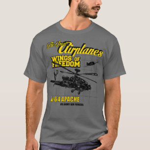Tolle Flugzeuge AH64 APACHE T-Shirt