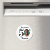 Tolle Fotogunst zum 50. Geburtstag Magnet (In Situ (Geschirrspüler))