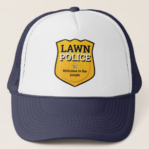 TOLLE Geschenkidee zum Vatertag LAWN POLICE JUNGLE Truckerkappe