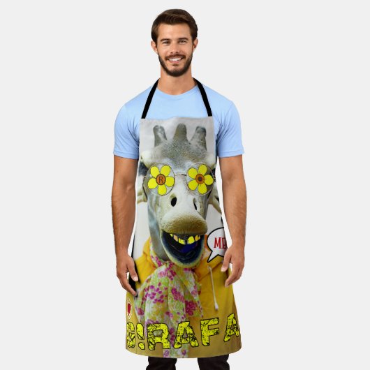 Tolle Giraffen-Schürze! Schürze (Getragen)