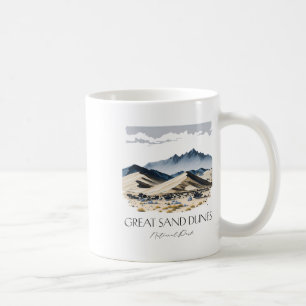 Tolle Great Sand Dunes National Park Wanderung Was Kaffeetasse