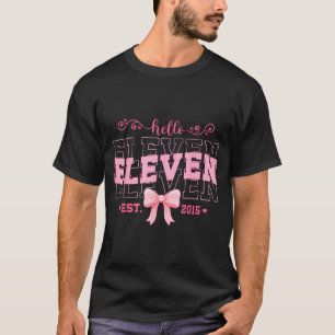 Tolle Hallo Elf Gegr. 2015 Nk Kokette Schleife 11  T-Shirt