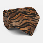 Tolle Herrenaccessoires Tigermuster Krawatte (Gerollt)