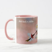 Tolle japanische Apricot-Blume Tasse (Links)