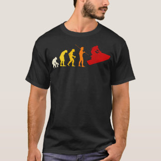 Tolle Jet-Ski-Evolutions-Motiv Jet-Ski-Fahrer Pwc T-Shirt