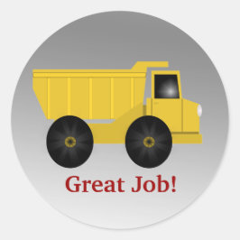 Tolle Job Dump Truck Stickers - Personalisieren Si
