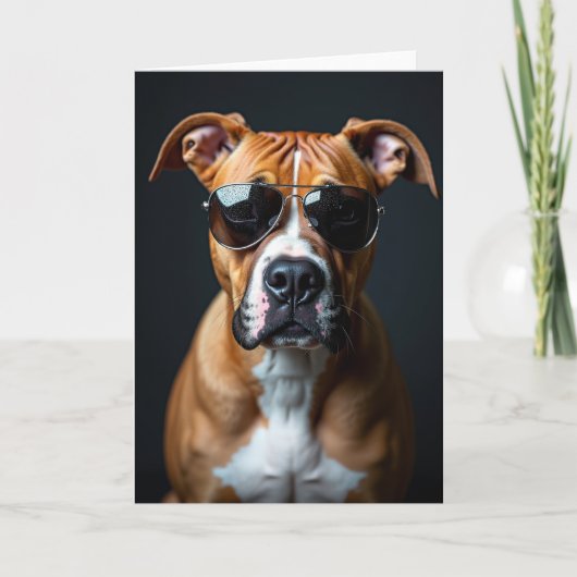Tolle Karte für den Hundepapi-Tages (Vorderseite)