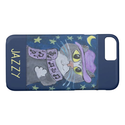 Tolle Katzen-Malerei Case-Mate iPhone Hülle (Rückseite (Horizontal))