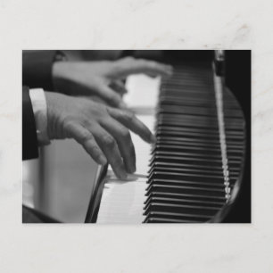 Tolle Klavier-Kunst Postkarte