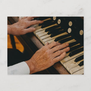 Tolle Klavier-Kunstwerke Postkarte